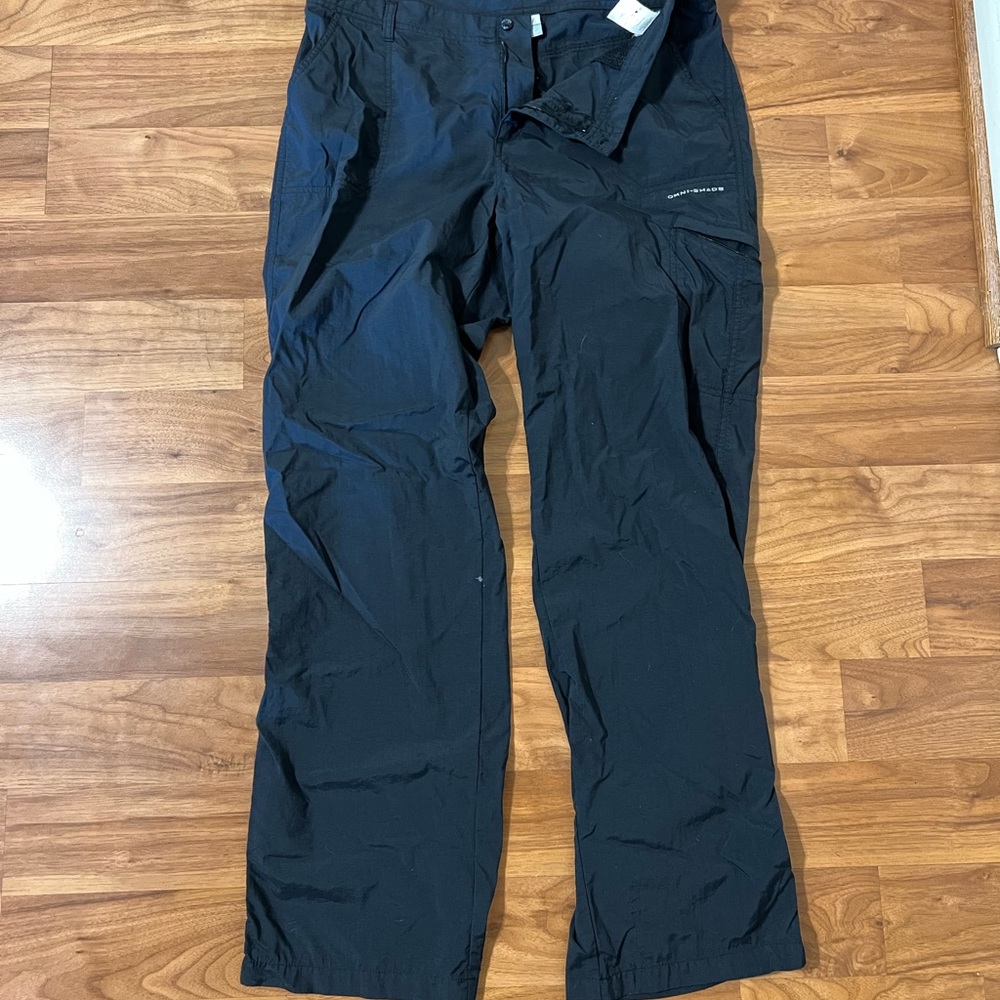 Columbia Weatherproof Omnishade Fishing PFG Pants Size 12 Regular